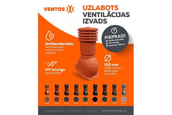 Ventilācijas izvadi