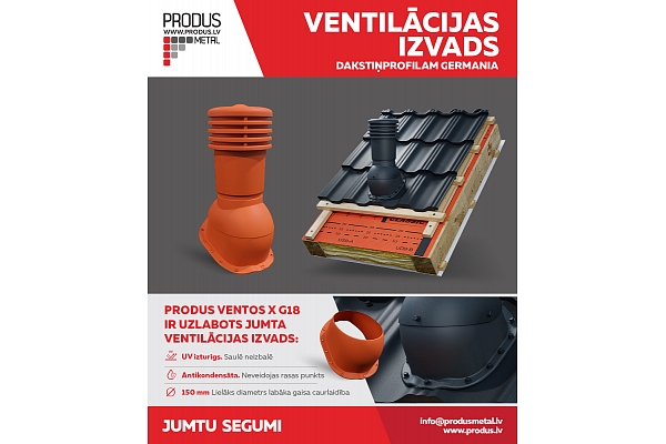 Ventilācijas izvadi